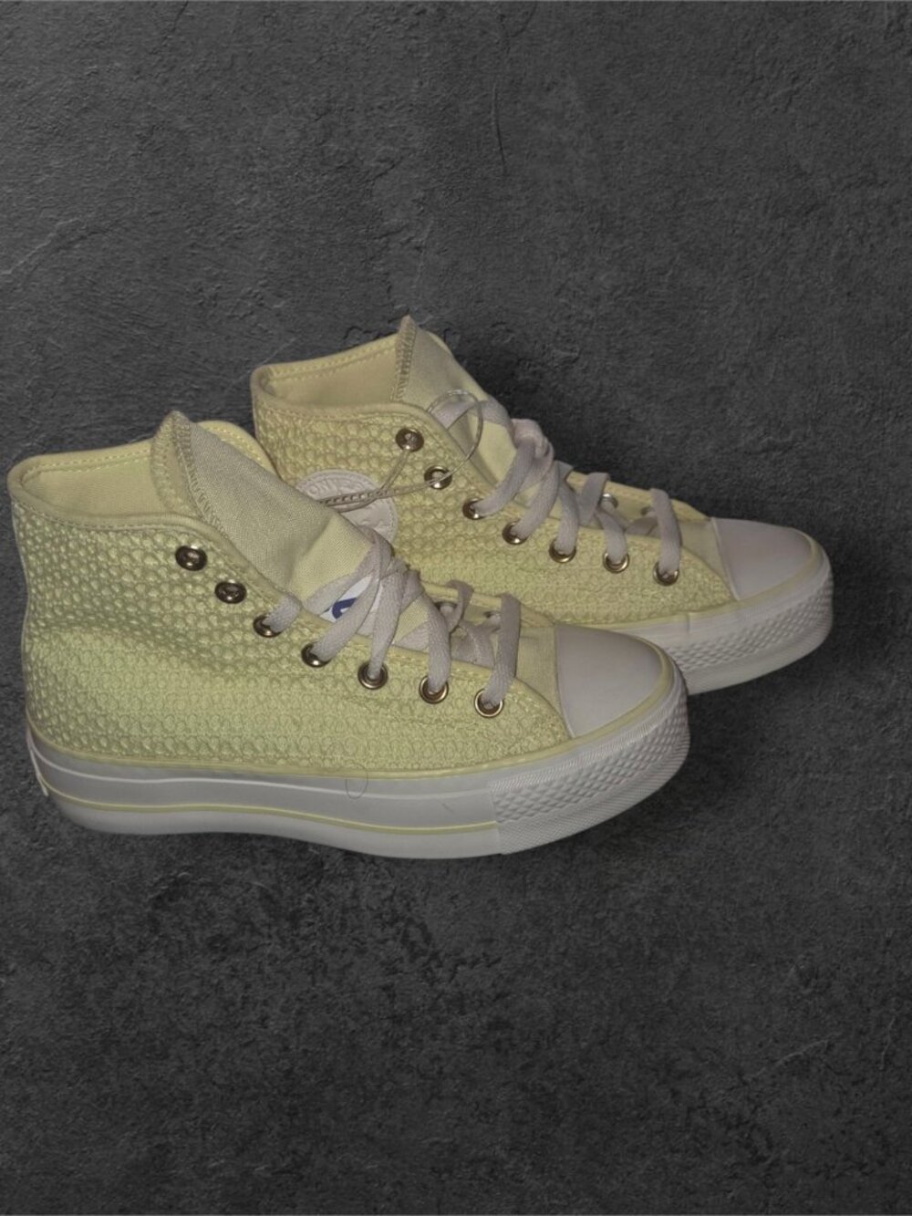 NWT Converse Chuck Taylor All Star Lift Platform High Top Sneakers Yellow